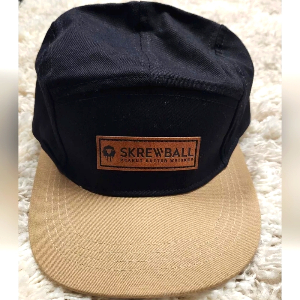 Skrewball Peanut Butter Whiskey Baseball Hat Cap EUC